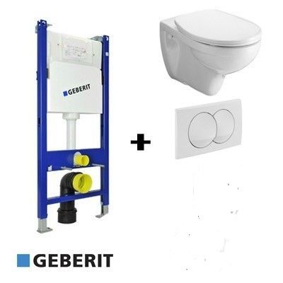 Geberit Duofix Basic WC szett /tartály+nyomólap+WC csésze/